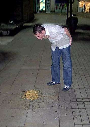 madchester up chuck vomit