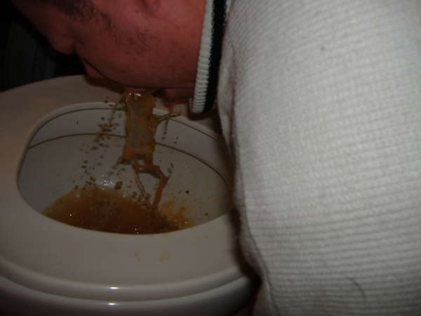 dont waste the booze vomit