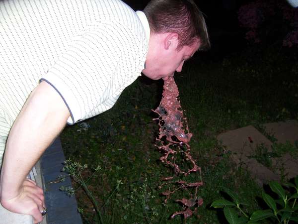 Killian's Irish Red vomit