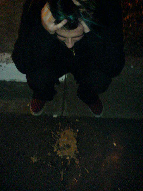 DRUNKENING vomit