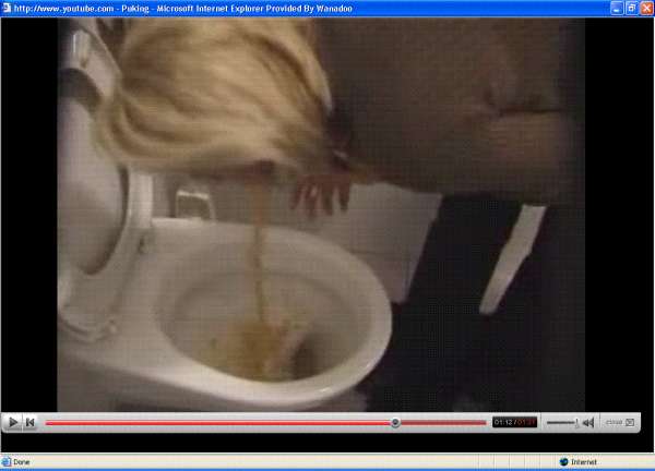 Blonde Puke vomit