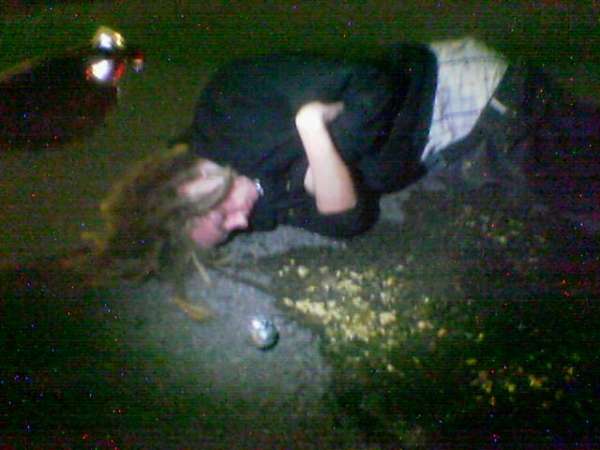 My friend Erik vomit