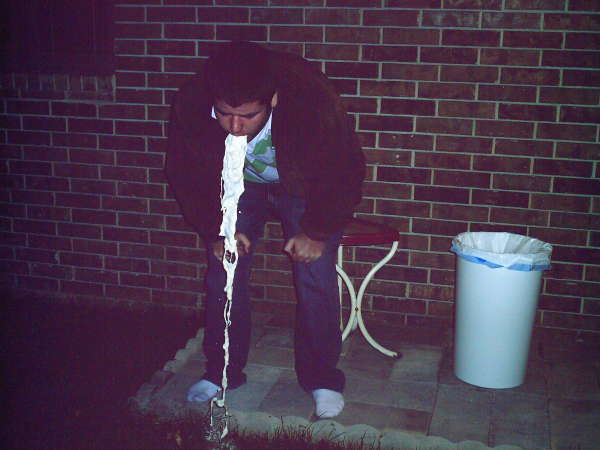 Milk Chug...Toaster Style vomit