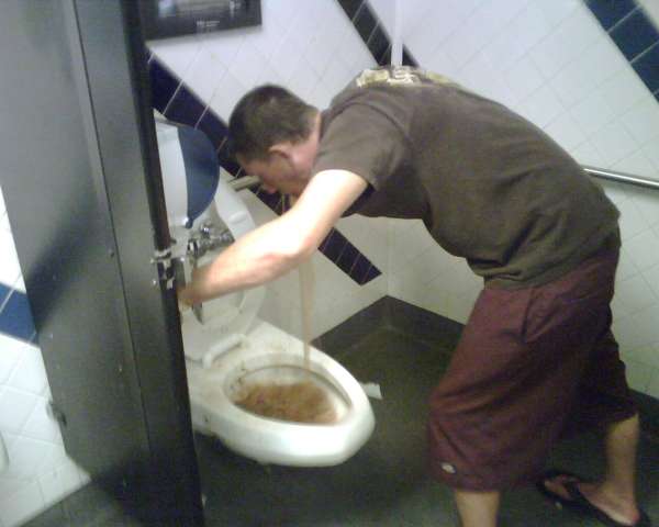 Bathroom Puke vomit