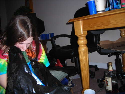 Blue Hawiian Punch vomit