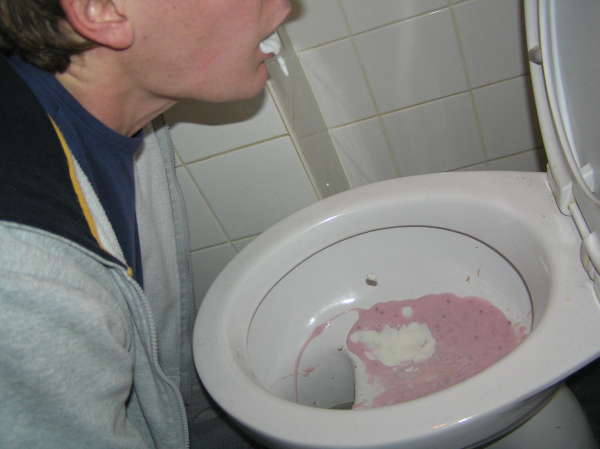 Anne Frank + beer = vomit vomit