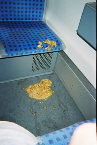 in metropolitana vomit