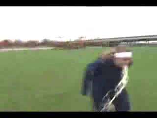 Girl puking while running 2 vomit