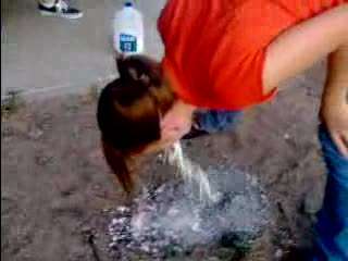 Red shirt final spew vomit