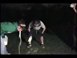 Green girl bests the competition vomit