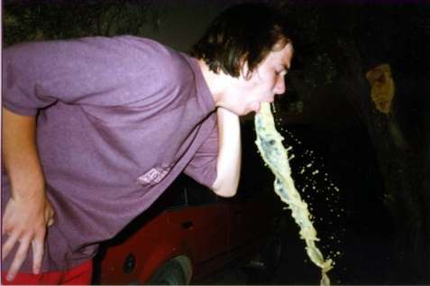 oh my goodness... vomit