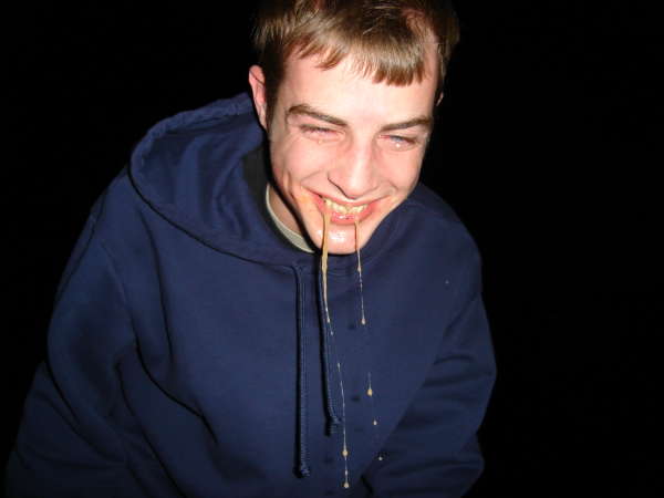 Sean Clary laughter vomit