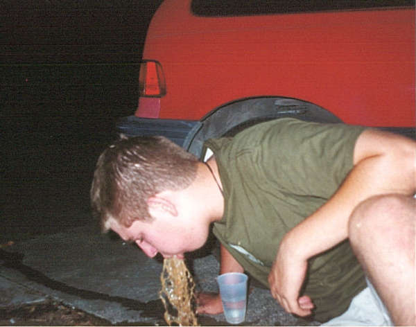 cute boy vomit