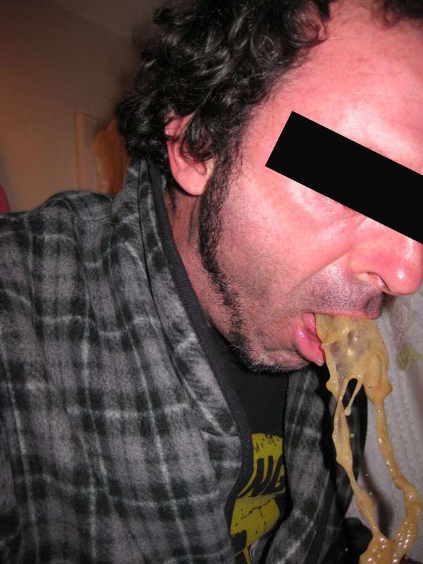 Sweet bathrobe vomit