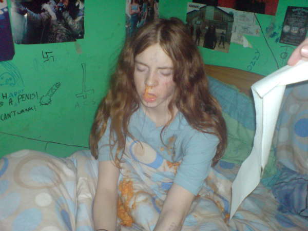 Throwing up asleep. vomit