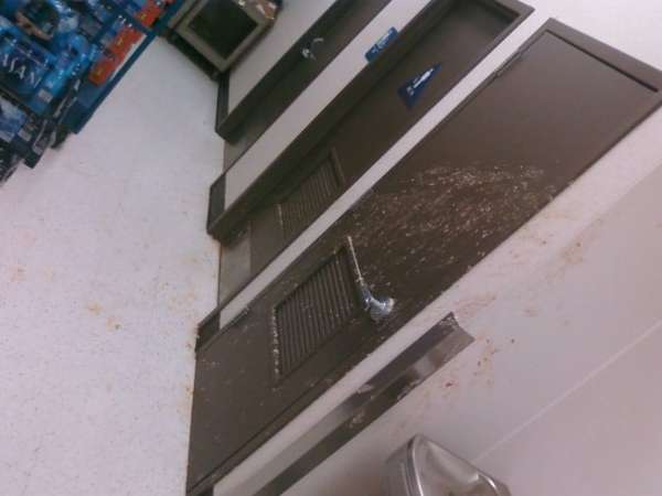 Superbowl Puke @ Walgreens vomit