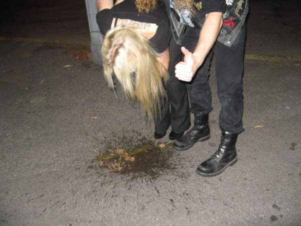 Red Wine, beer & Unicum --> conclusion vomit