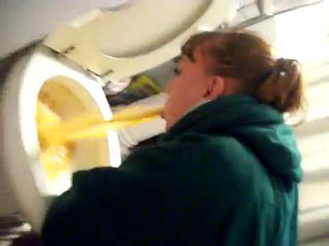 big toilet splash vomit