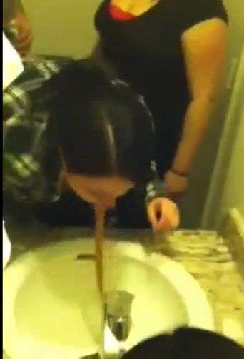 Super sink puke 1 vomit