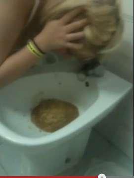 Not in the sink! vomit