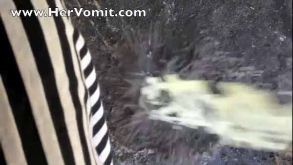 big liquid splash vomit