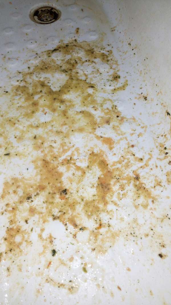 In a seedy hotel1 vomit