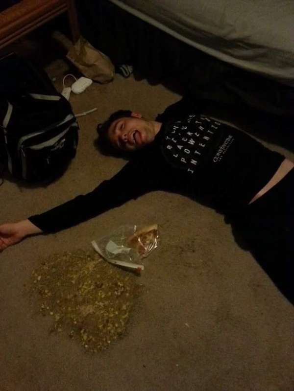 My 20th birthday vomit