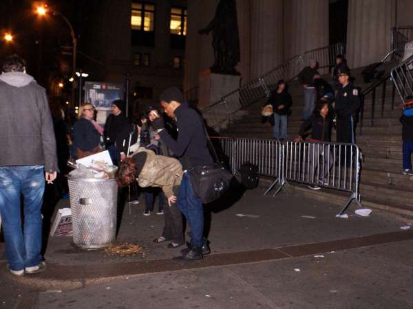 Food too digested to recognize vomit