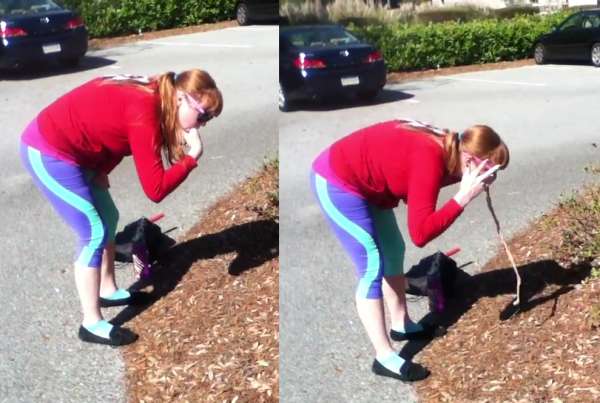 You put your right hand in you take your right hand out vomit