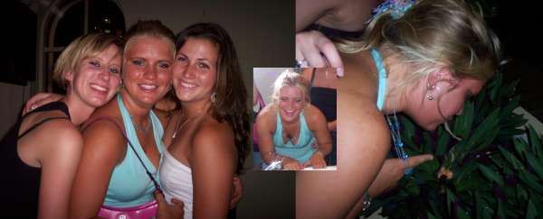 From the time of her life to watering the plant vomit