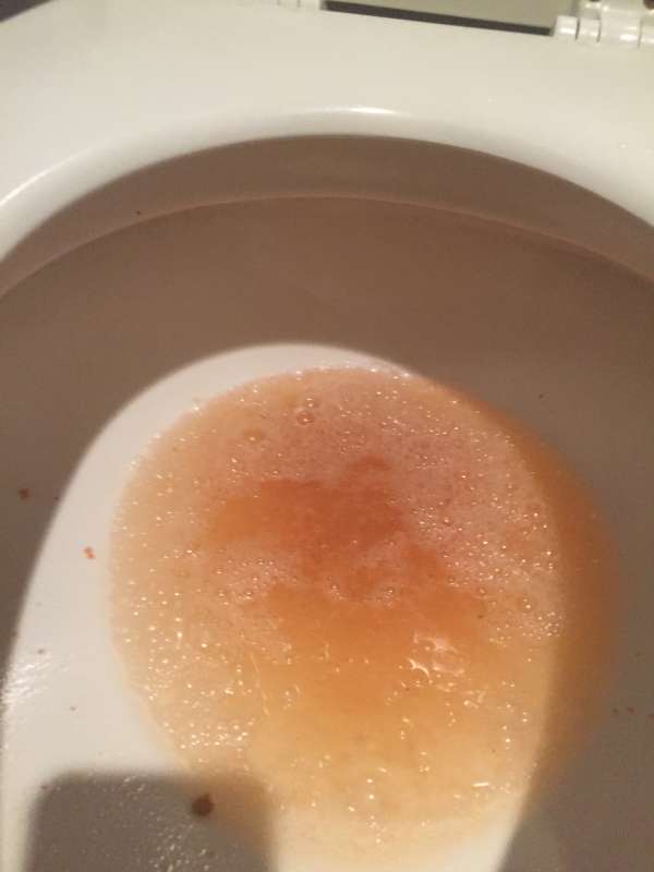 Warm gradient w/ bubbles vomit