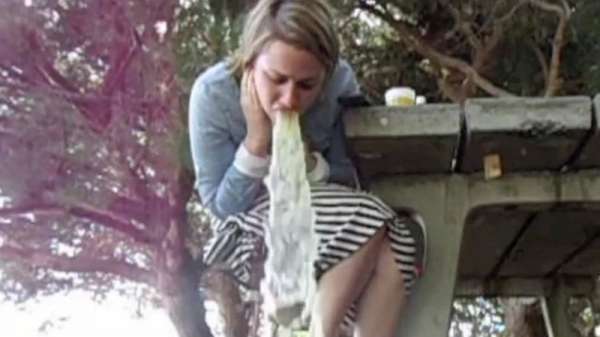 That's no picnic! vomit