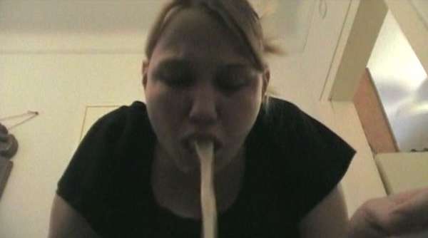 Heather expels her stomach contents vomit