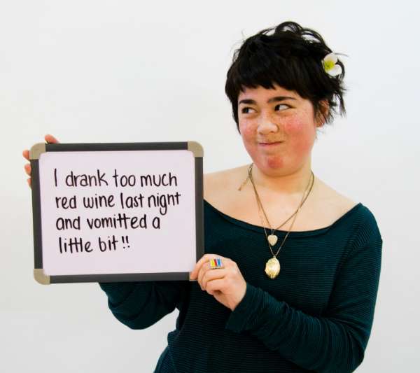 Bea makes a confession vomit