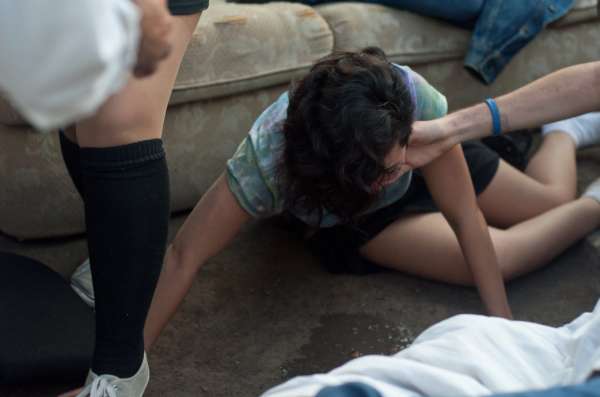 In a bad place vomit