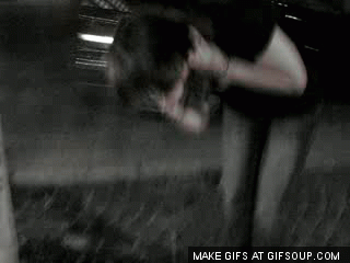 Julie pukes animated vomit