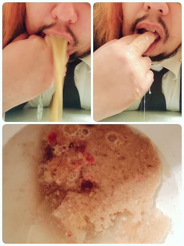 Peaches/Guavas/Cereal vomit