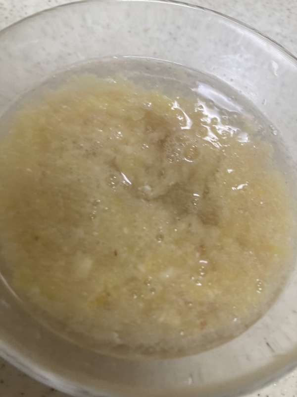 The vomit with an Apple and a Banana vomit