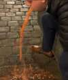 Orange Spill vomit
