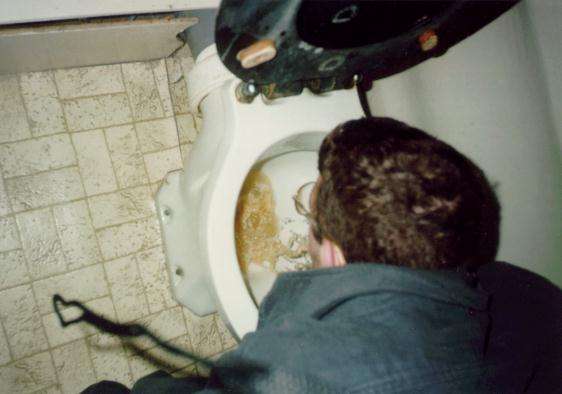 toilet puke vomit