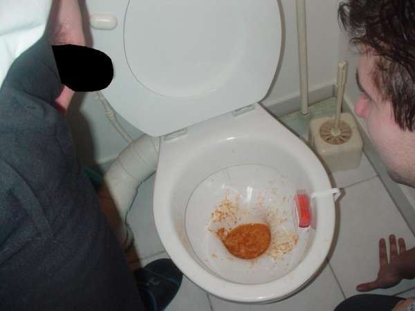 Kebab+a lot of Zubrowka vomit