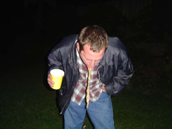 never bin kissed vomit