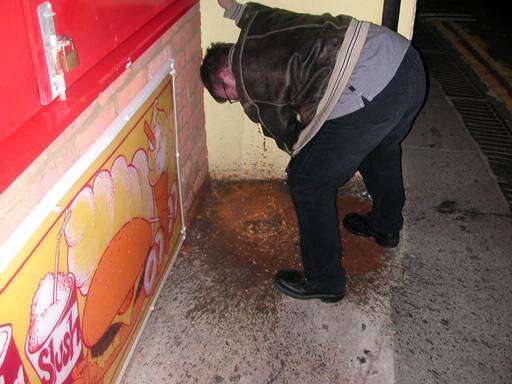 My Little Friend vomit