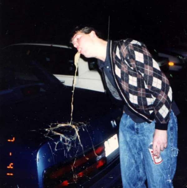 Big Bill letting it fly #2 vomit