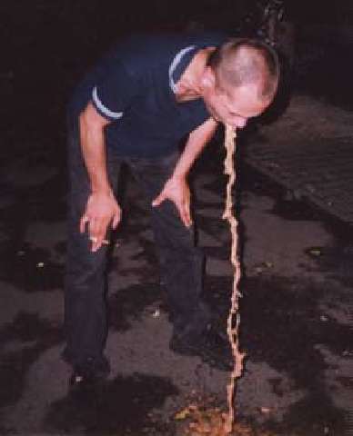 My friend has had carsickness vomit