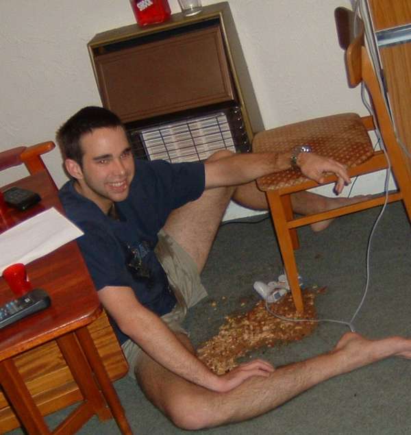 Hmmmm, pizza... vomit