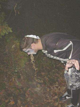 The Most Ghoulish Puke EVER! vomit