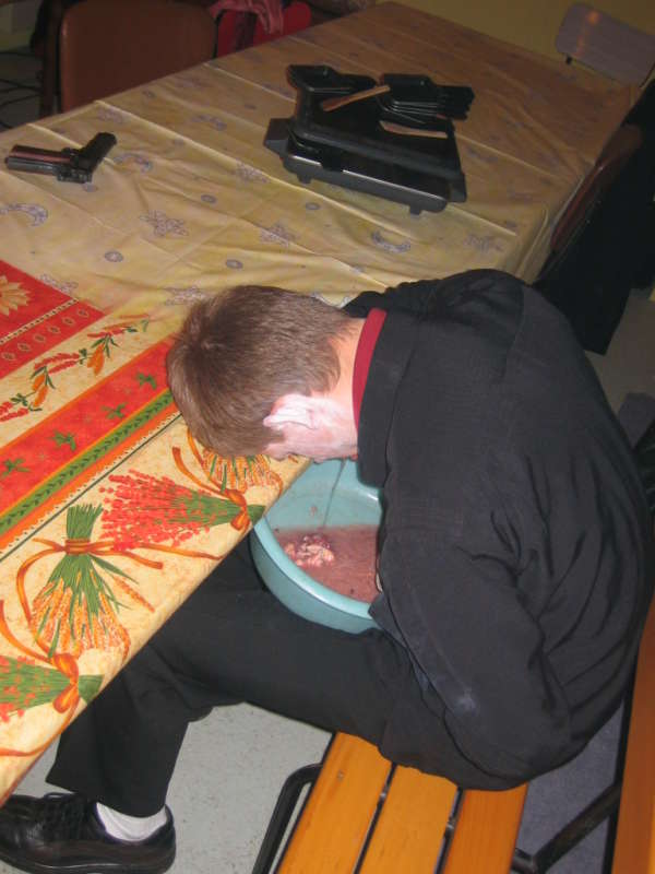 Red Wine Power 1 vomit