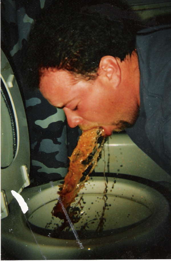 Jim Vomits Canned Spaghetti vomit